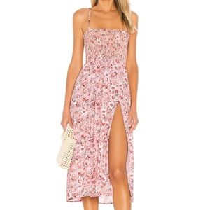 Resa Ashley Midi in Paisley Pink